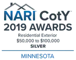 2019_Chapter CotY Awards_Minnesota_Residential Exterior -$50,000 to $100,000_Color_Silver