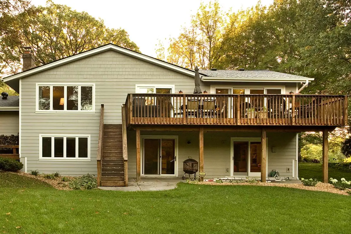 COTY Award Winning Exterior Transformation - James Hardie Lap & Shake, Stone, Marvin Windows with Custom Trim & Shutters, OC Duration Roof