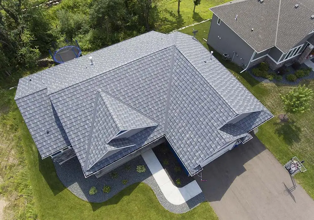 EDCO Roofing Infiniti Textured Shake Granite Gray Enhanced