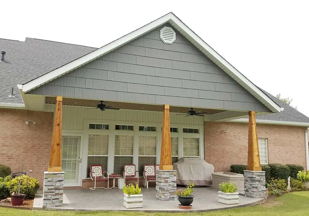 EDCO Siding ArrowLine Shake Charcoal Gray