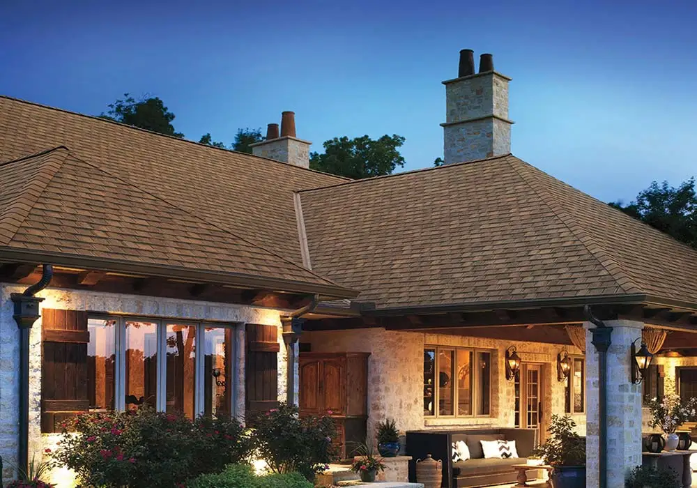 GAF Roofing Camelot II Barkwood