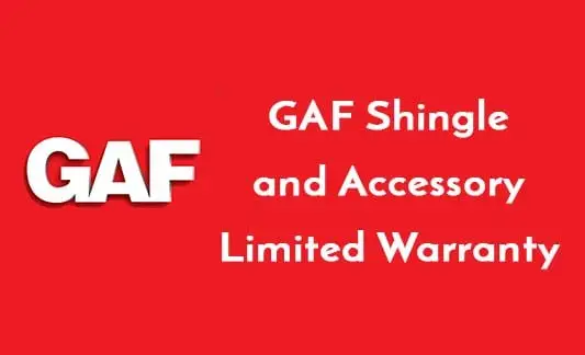 GAF Roofing Shingle and Accessory Limited Warranty Brochure