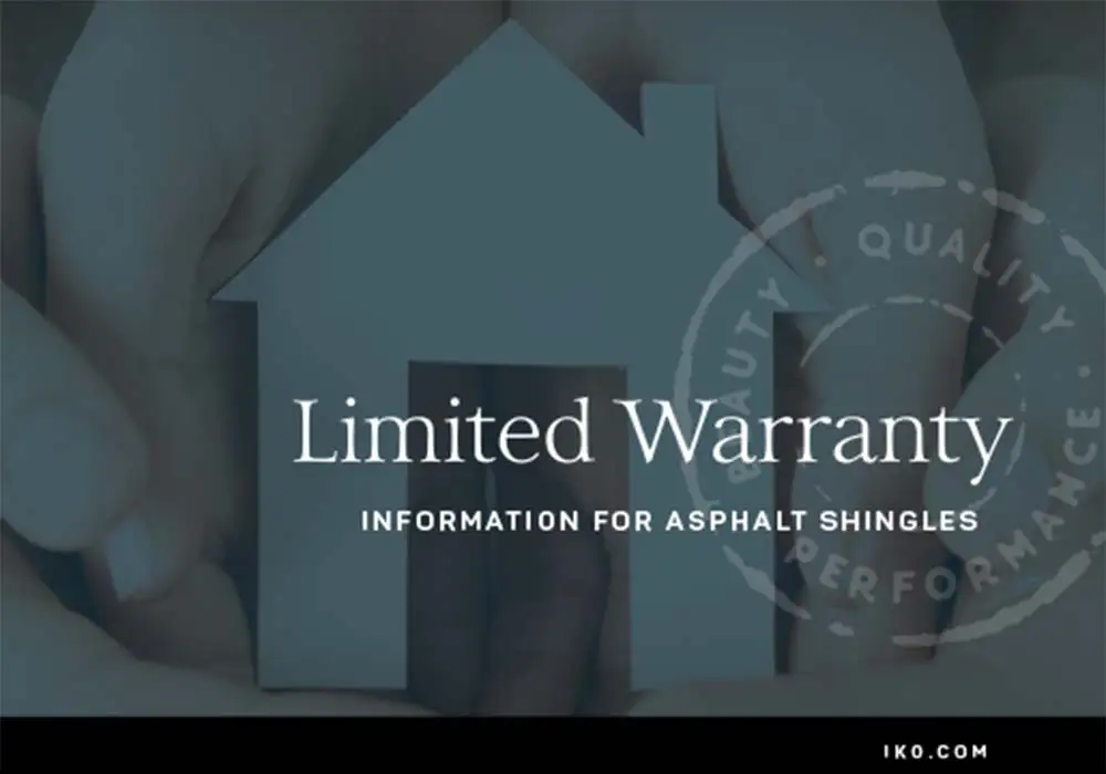 IKO Limited Warranty Booklet
