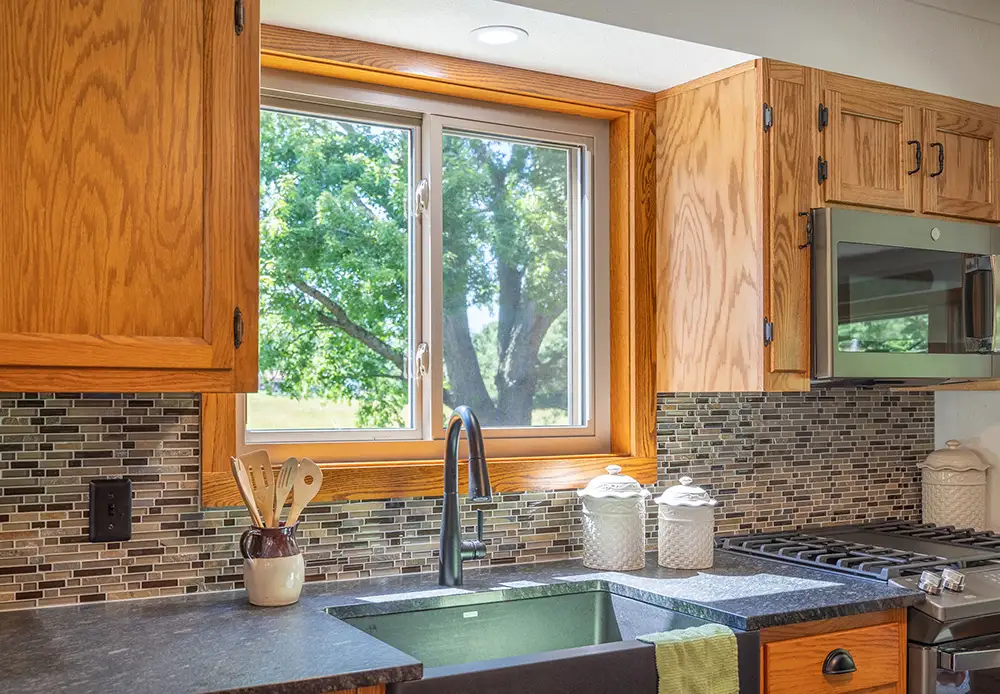 ProVia Aspect Slider Window in Sandstone