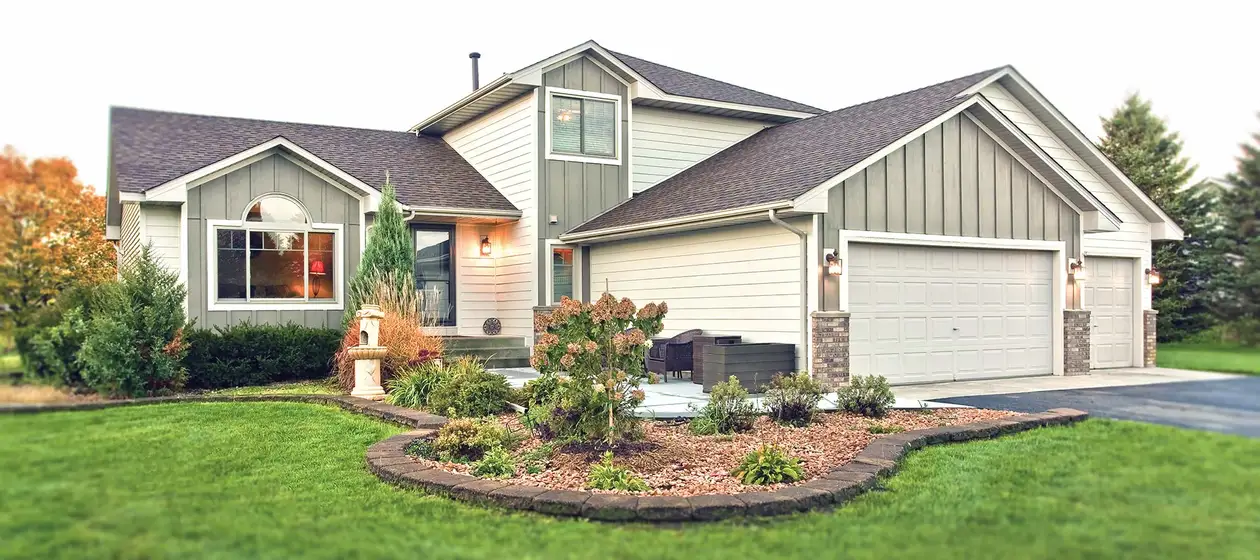 Roofing GAF Timberline Barnwood, Siding James Hardie Cobblestone