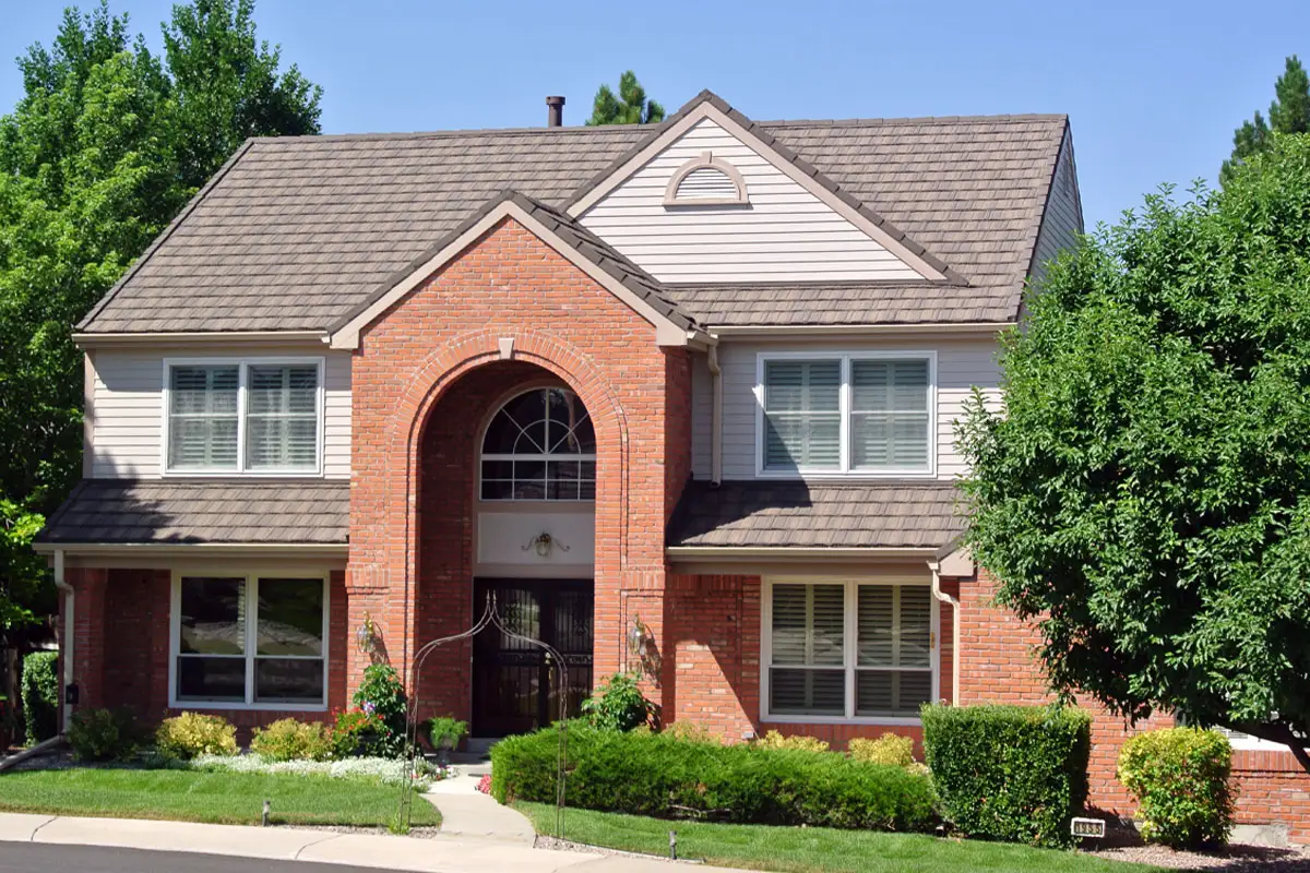 Stone-coated steel roofing